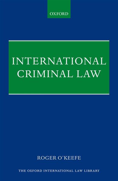 Produktbild: International Criminal Law