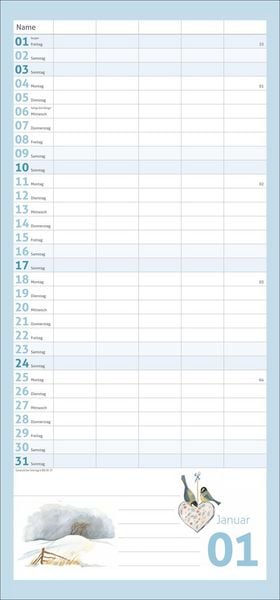 Produktbild: times&more Schaffner Familienplaner 2027