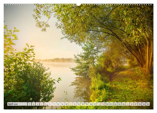 Produktbild: Bielefeld - Der Obersee - unendliche Motive... (hochwertiger Premium Wandkalender 2026 DIN A2 quer), Kunstdruck in Hochglanz