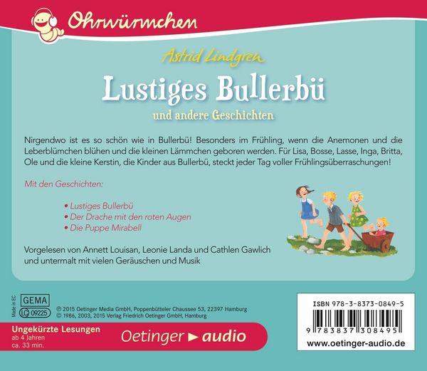 Produktbild: Lustiges Bullerb&uuml; und andere Geschichten