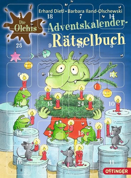 Produktbild: Die Olchis. Adventskalender-Rätselbuch