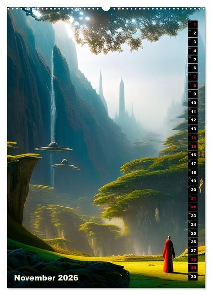 Produktbild: Fantastische Wanderungen (hochwertiger Premium Wandkalender 2026 DIN A2 hoch), Kunstdruck in Hochglanz