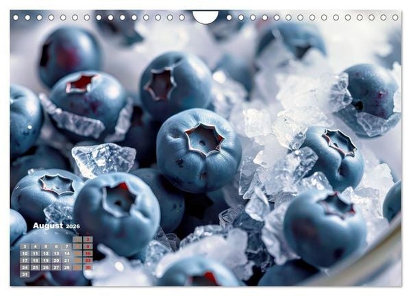 Produktbild: Superfood Blaubeeren und Erdbeeren (Wandkalender 2026 DIN A4 quer), CALVENDO Monatskalender