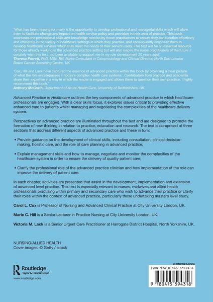 Produktbild: Advanced Practice in Healthcare