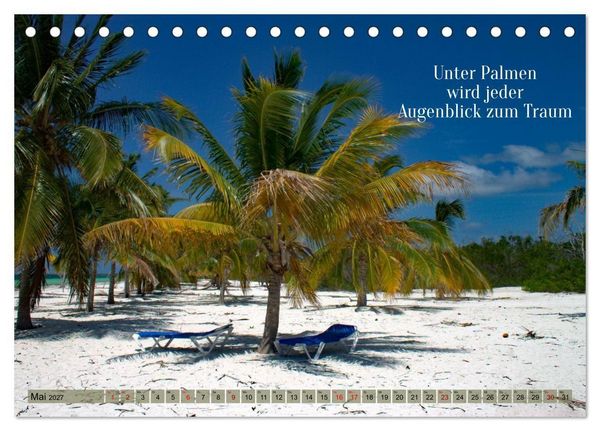 Produktbild: Momente am Meer mit Lyrik (Tischkalender 2027 DIN A5 quer), CALVENDO Monatskalender