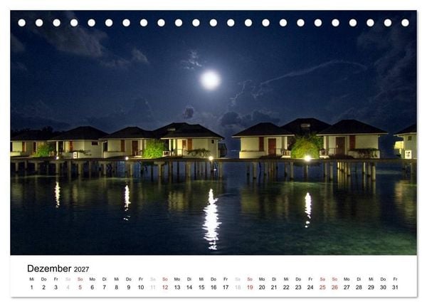 Produktbild: Malediven - Das Paradies im Indischen Ozean I (Tischkalender 2027 DIN A5 quer), CALVENDO Monatskalender