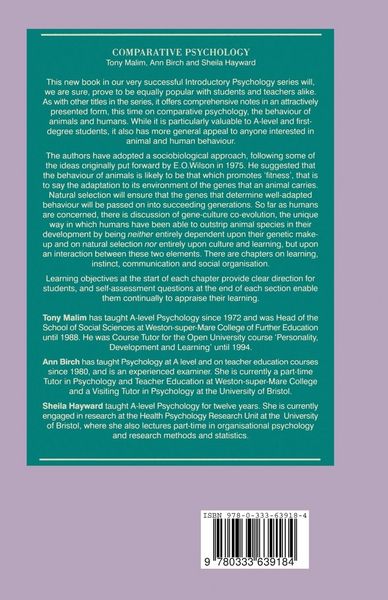 Produktbild: Comparative Psychology
