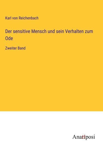 Produktbild: Der sensitive Mensch und sein Verhalten zum Ode
