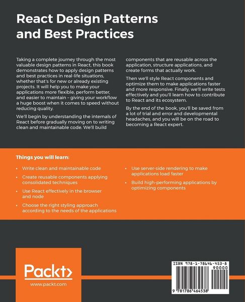 Produktbild: React Design Patterns and Best Practices