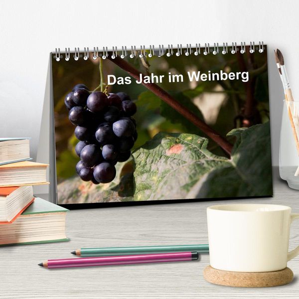 Produktbild: Das Jahr im Weinberg (Tischkalender 2026 DIN A5 quer), CALVENDO Monatskalender