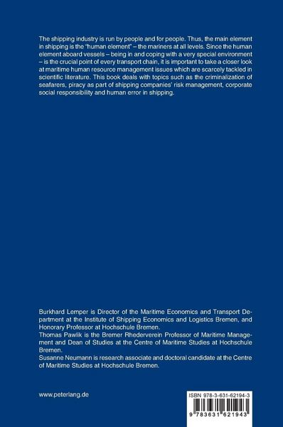 Produktbild: The Human Element in Container Shipping