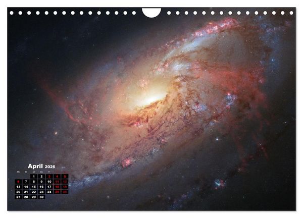 Produktbild: Hubble - 35 Jahre atemberaubende Aufnahmen (Wandkalender 2026 DIN A4 quer), CALVENDO Monatskalender