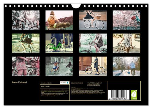 Produktbild: Mein Fahrrad (Wandkalender 2026 DIN A4 quer), CALVENDO Monatskalender