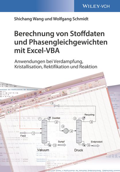 Produktbild: Berechnung von Stoffdaten und Phasengleichgewichten mit Excel-VBA