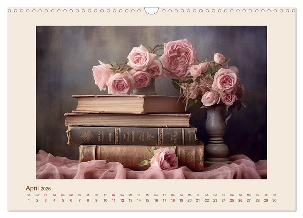 Produktbild: B&uuml;cherzauber (Wandkalender 2026 DIN A3 quer), CALVENDO Monatskalender