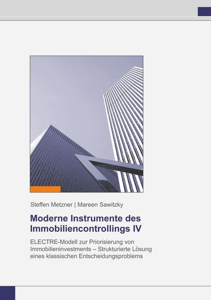 Produktbild: Moderne Instrumente des Immobiliencontrollings IV