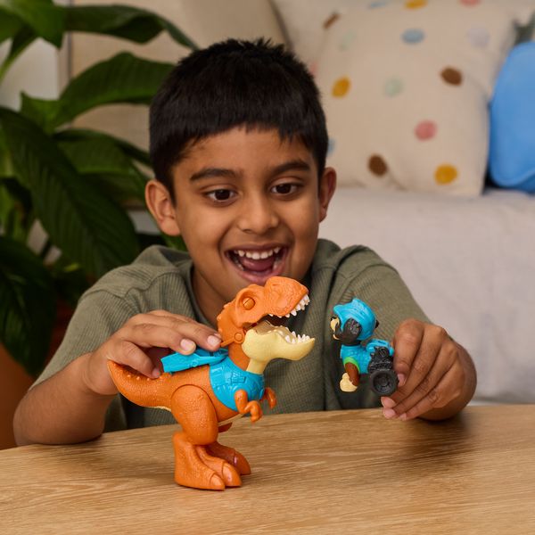 Produktbild: PAW Patrol: Der Dino Film, Roaring Pups, Rex-Figur & T-Rex-Dino Timmy