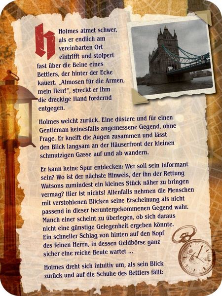 Produktbild: Sherlock Holmes, Krimi-Escape-AdventsSchachtelspiel