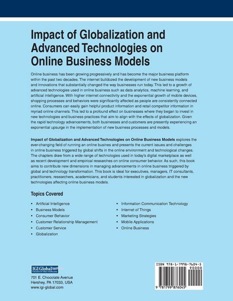 Produktbild: Impact of Globalization and Advanced Technologies on Online Business Models