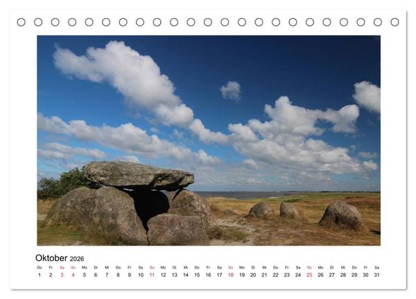 Produktbild: Sylt - Tage am Meer (Tischkalender 2026 DIN A5 quer), CALVENDO Monatskalender