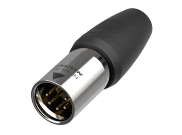 Produktbild: Neutrik NC5MX1-TOP XLR-Steckverbinder Stecker, gerade Polzahl: 5 Schwarz 1St.