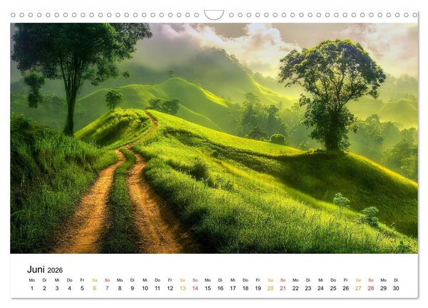 Produktbild: Mystischer Nebel (Wandkalender 2026 DIN A3 quer), CALVENDO Monatskalender