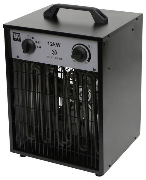 Produktbild: SHX SHX12KW2025 Bauheizer 12000W Schwarz/Grau
