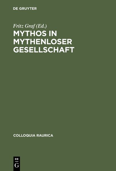 Produktbild: Mythos in mythenloser Gesellschaft