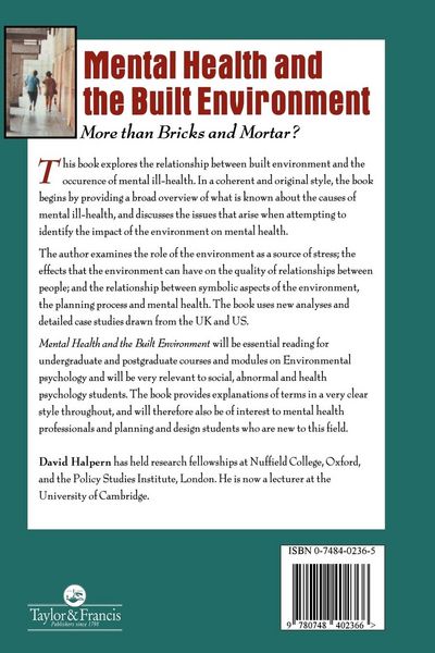 Produktbild: Mental Health and The Built Environment