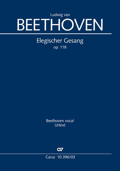 Produktbild: Elegischer Gesang (Klavierauszug)