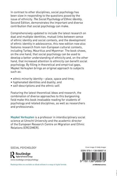 Produktbild: The Social Psychology of Ethnic Identity