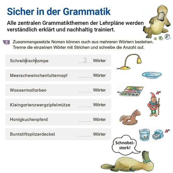 Produktbild: Grammatik mit Rico Schnabel, Klasse 6