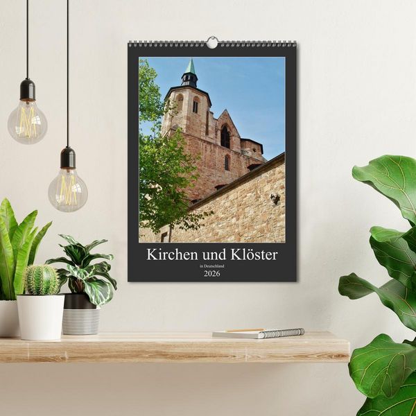Produktbild: Kirchen und Kl&ouml;ster in Deutschland (Wandkalender 2026 DIN A3 hoch), CALVENDO Monatskalender