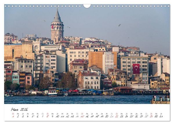 Produktbild: Istanbul - Stadt auf zwei Kontinenten (Wandkalender 2026 DIN A3 quer), CALVENDO Monatskalender
