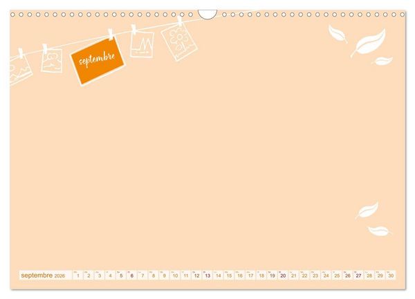 Produktbild: 12 x collage de photos - calendrier de bricolage (Calendrier mural 2026 DIN A3 vertical), CALVENDO calendrier mensuel