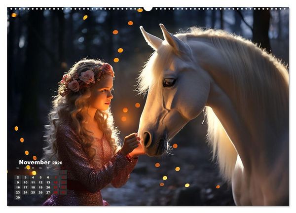 Produktbild: Verzaubert von Magie und Romantik (Wandkalender 2026 DIN A2 quer), CALVENDO Monatskalender