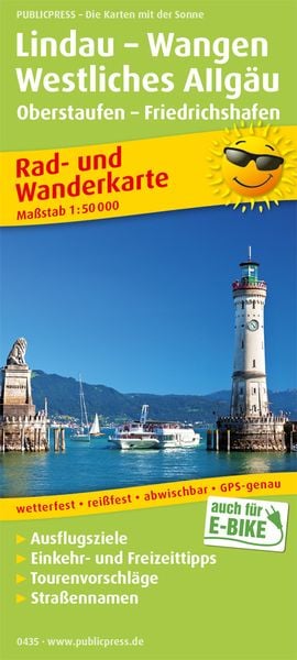 Lindau - Wangen - Westliches Allgäu 1:50 000, Sonstige von , KOMPASS freytag und berndt, 978-3-7473-0435-8