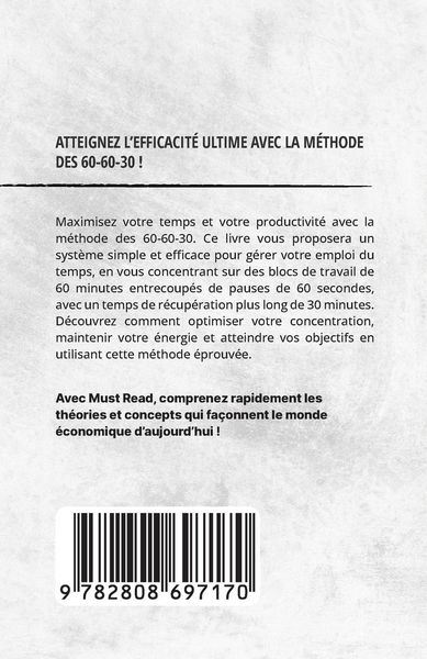 Produktbild: La m&eacute;thode des 60-60-30