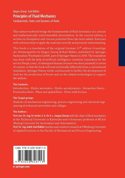 Produktbild: Principles of Fluid Mechanics