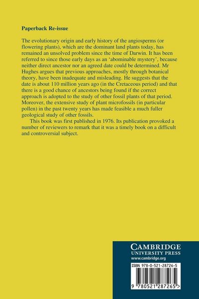 Produktbild: Palaeobiology of Angiosperm Origins