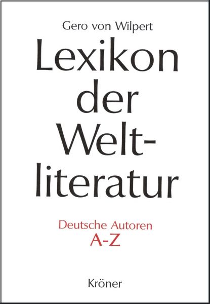 Produktbild: Lexikon der Weltliteratur - Deutsche Autoren
