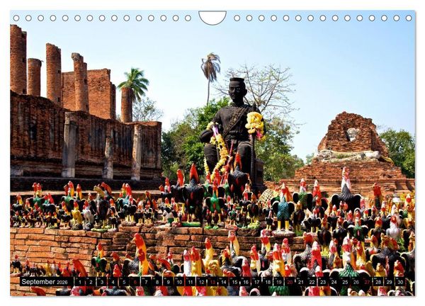 Produktbild: Ayutthaya - Thailands alte Hauptstadt (Wandkalender 2026 DIN A4 quer), CALVENDO Monatskalender