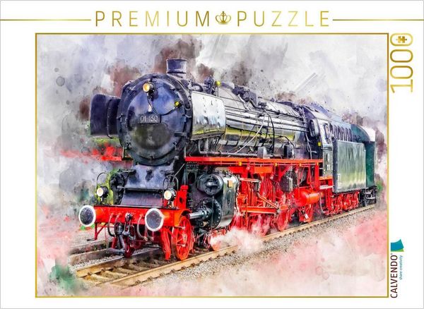 CALVENDO Puzzle Dampflokomotive | 1000 Teile Lege-Größe 64x48cm Foto-Puzzle für glückliche Stunden, Sonstige von , Calvendo Puzzle