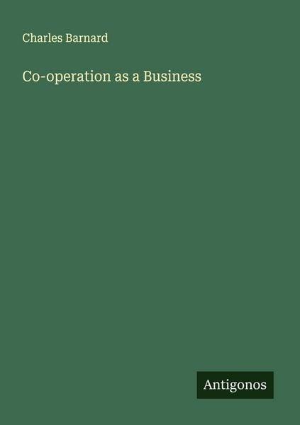 Produktbild: Co-operation as a Business