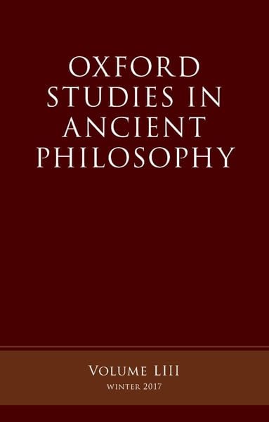 Produktbild: Oxford Studies in Ancient Philosophy, Volume 53