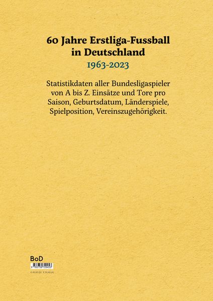 Produktbild: 60 Jahre Erstliga-Fussball in Deutschland