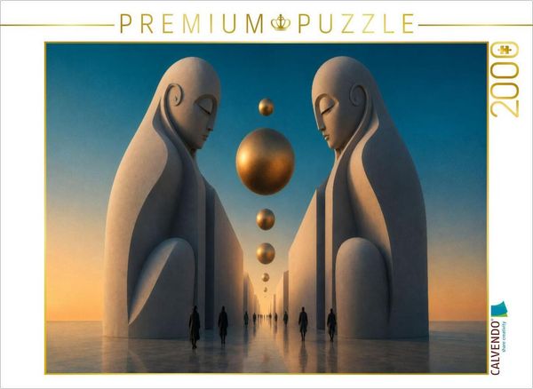 CALVENDO Puzzle Das Geheimnis der Kugel | 2000 Teile Lege-Größe 90 × 67 cm Foto-Puzzle für glückliche Stunden