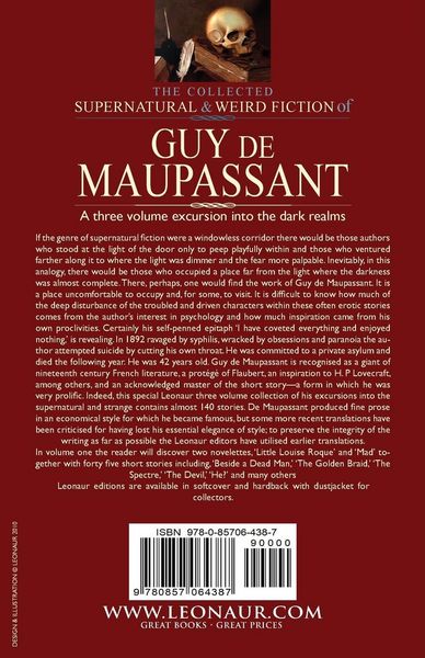 Produktbild: The Collected Supernatural and Weird Fiction of Guy de Maupassant
