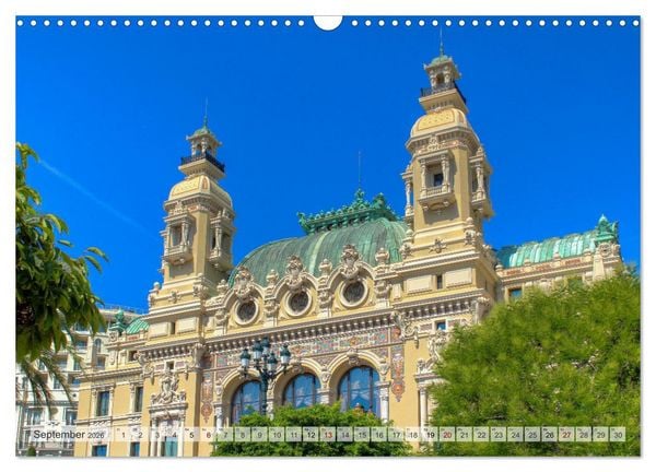 Produktbild: Monaco - Diamant am Mittelmeer (Wandkalender 2026 DIN A3 quer), CALVENDO Monatskalender