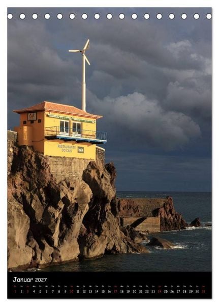 Produktbild: MADEIRA (Tischkalender 2027 DIN A5 hoch), CALVENDO Monatskalender